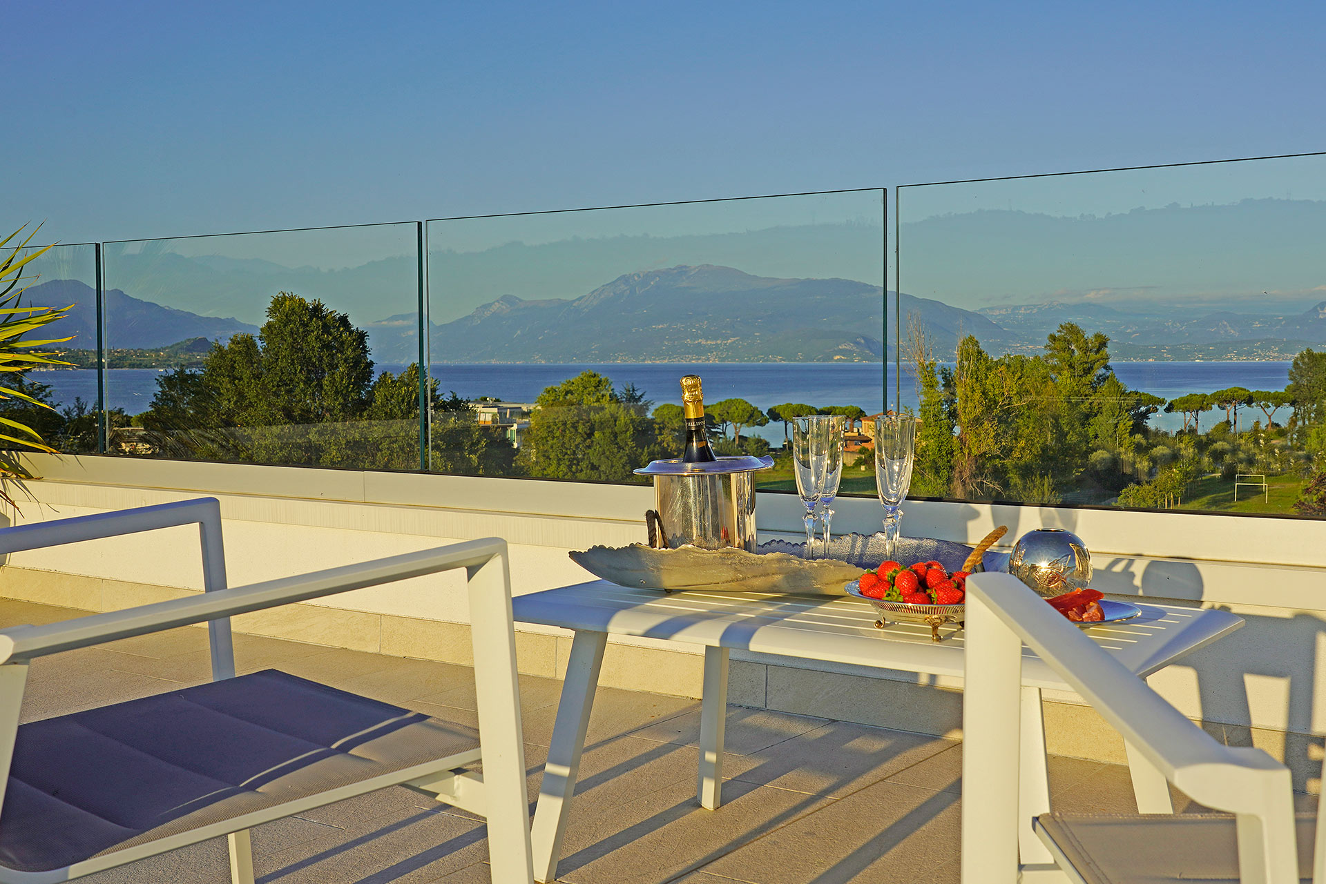 lake view from the terrace